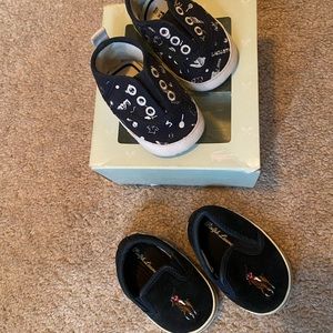 Bundle of baby shoes Ralph Lauren & Lacoste